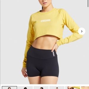 Gymshark training crop sweater